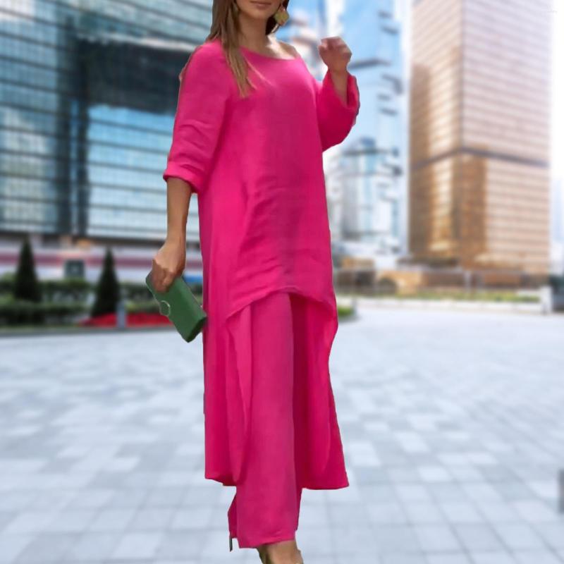 Women's Two Piece Pants Women Shirts Wide Leg Irregular Hem Cotton Linen Long Sleeve Tees Set Solid Casual Fashion Simple 2pcs Clothes Suit, Khaki
Women's Two Piece Pants Women Shirts Wide Leg Irregular Hem Cotton Linen Long Sleeve Tees Set Solid Casual Fashion Simple 2pcs Clothes Suit, Khaki