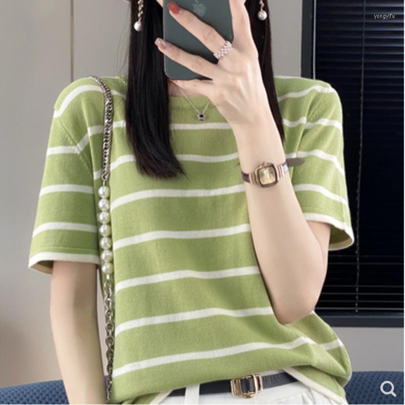 Women's T Shirts Short Sleeve Shirt Women Striped Tshirt Knitted Korean Style Woman Clothes 2023 Summer Top Mujer Tee Femme, Black
Women's T Shirts Short Sleeve Shirt Women Striped Tshirt Knitted Korean Style Woman Clothes 2023 Summer Top Mujer Tee Femme, Black