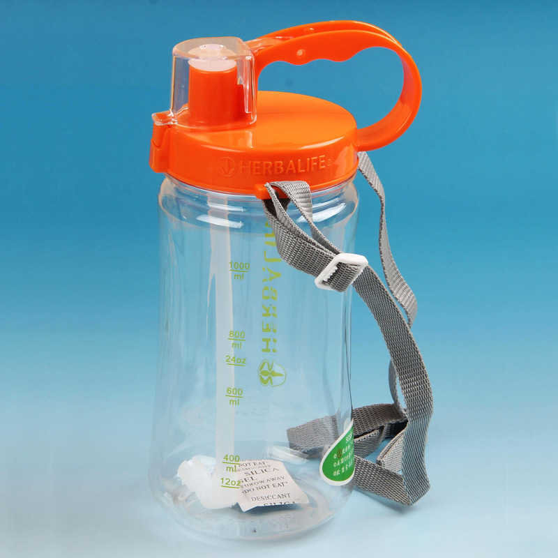 Wholesale Pirce 1000ml BPA Free Herbalife Nutrition Food Grade Plastic Sports Water bottle with Straw