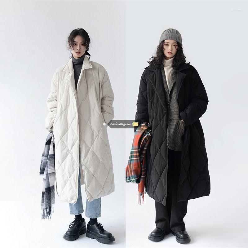 Women' Trench Coats Anbenser Women' Winter Korean Style Long Cotton-padded Coat Casual Stand-up Collar Argyle Pattern Oversized Parka, White
Women' Trench Coats Anbenser Women' Winter Korean Style Long Cotton-padded Coat Casual Stand-up Collar Argyle Pattern Oversized Parka, White