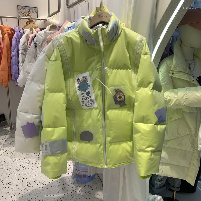 Women' Trench Coats Women' Winter White Duck Down Jacket 2023 Warm Thick Cotton Padded Printing Loose Coat Glossy Outwear, Green
Women' Trench Coats Women' Winter White Duck Down Jacket 2023 Warm Thick Cotton Padded Printing Loose Coat Glossy Outwear, Green