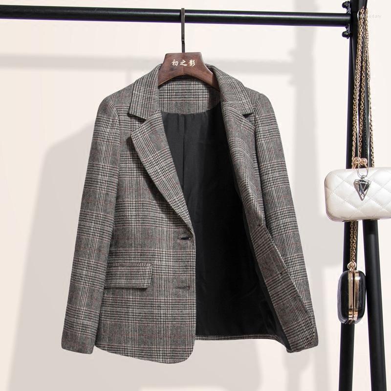 Women' Suits Women' Single-breasted Jacket Thousand Bird Plaid Small Suit Casual Commuter Loose Autumn Style
Women' Suits Women' Single-breasted Jacket Thousand Bird Plaid Small Suit Casual Commuter Loose Autumn Style