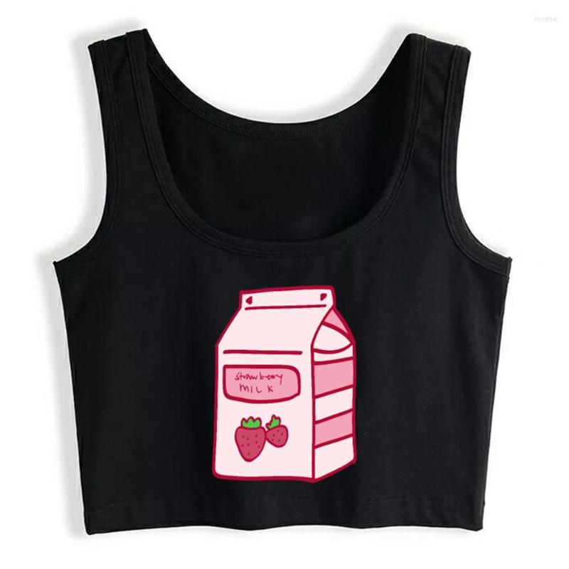 Women' Tanks Crop Top Women Strawberry Milk Aesthetic Y2k Harajuku Gothic Tank Female Clothes, Black
Women' Tanks Crop Top Women Strawberry Milk Aesthetic Y2k Harajuku Gothic Tank Female Clothes, Black