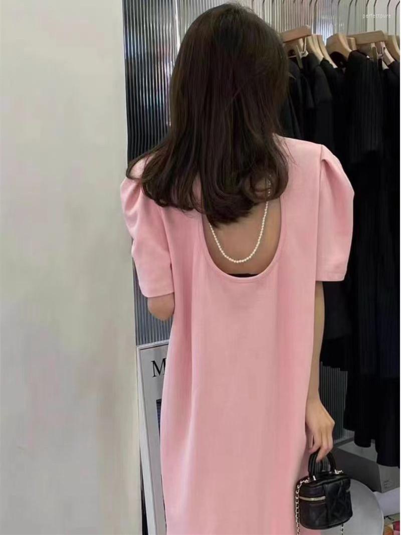 Casual Dresses 2023 Loose Summer Tshirt Dress Women Midi Korean Hollowed Out Ladies Black Woman Vestidos, Apricot dress
Casual Dresses 2023 Loose Summer Tshirt Dress Women Midi Korean Hollowed Out Ladies Black Woman Vestidos, Apricot dress