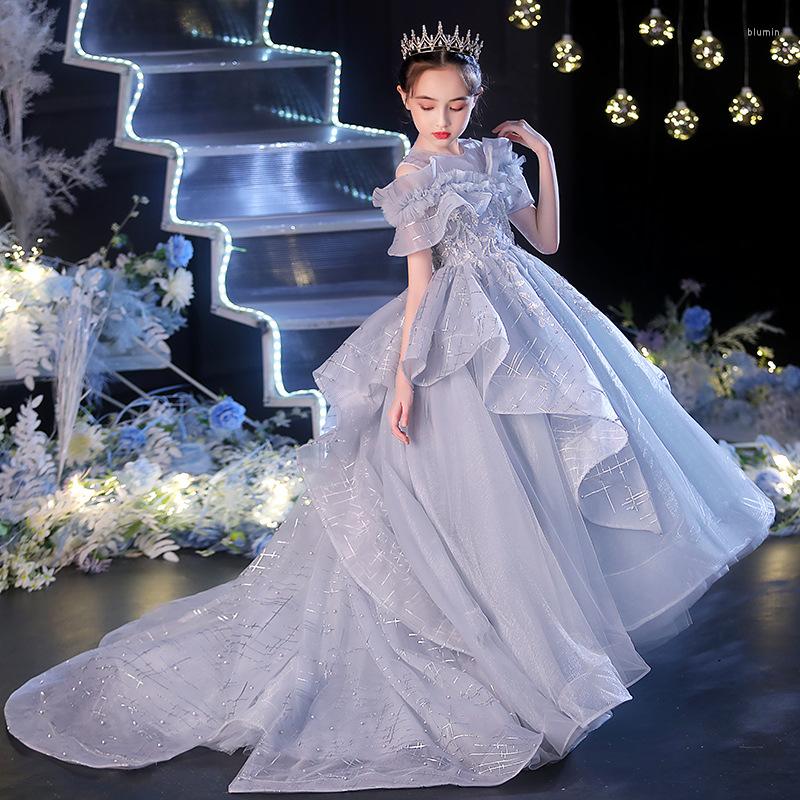 Girl Dresses Child Flower Formal Evening For Party And Wedding Long Trailing Kids Ball Gown Prom Luxury Vestidos, Picture shown
Girl Dresses Child Flower Formal Evening For Party And Wedding Long Trailing Kids Ball Gown Prom Luxury Vestidos, Picture shown