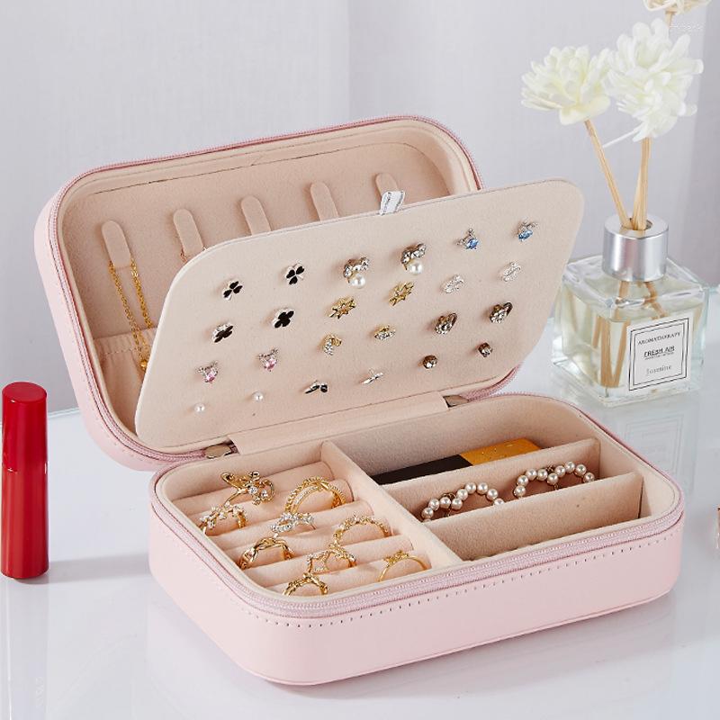 Jewelry Pouches 2023 Portable Box Ring Necklace Organizer Display Travel Case Boxes Button PU Leather Storage Zipper Jewelries
Jewelry Pouches 2023 Portable Box Ring Necklace Organizer Display Travel Case Boxes Button PU Leather Storage Zipper Jewelries