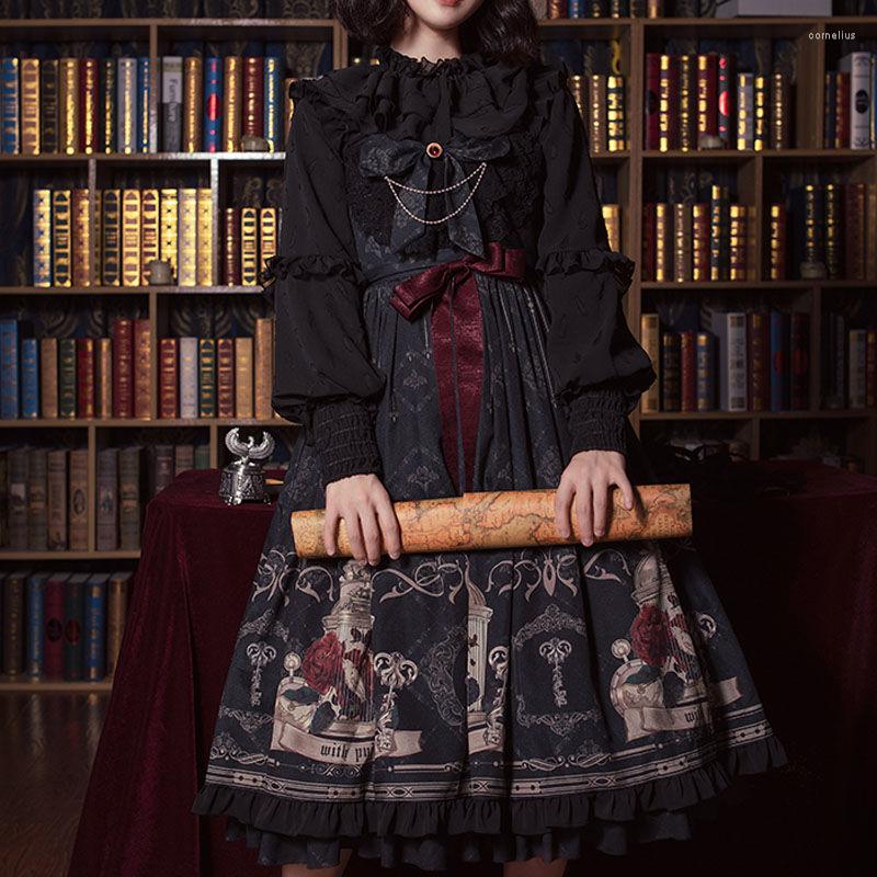 Theme Costume Lolita JSK Dress Nightingale And Rose Gothic Style Dark Vintage Victorian Princess Party Sleeveless, Black
Theme Costume Lolita JSK Dress Nightingale And Rose Gothic Style Dark Vintage Victorian Princess Party Sleeveless, Black