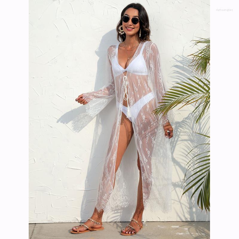Women's Swimwear Swim Wear For Women Beach Cover Up Outfits Beachwear Bikini Lace Sexy Long Sleeve Cardigan Trials Solid Polyester Bath, White
Women's Swimwear Swim Wear For Women Beach Cover Up Outfits Beachwear Bikini Lace Sexy Long Sleeve Cardigan Trials Solid Polyester Bath, White