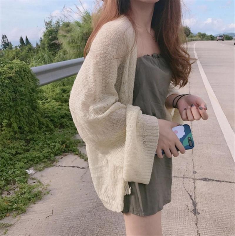 Women's Knits 2023 Women Knitted Summer Cardigan Casual Long Sleeve Open Stitch Female Thin Knitwear Ladies Loose Korean Femme, Navy blue
Women's Knits 2023 Women Knitted Summer Cardigan Casual Long Sleeve Open Stitch Female Thin Knitwear Ladies Loose Korean Femme, Navy blue