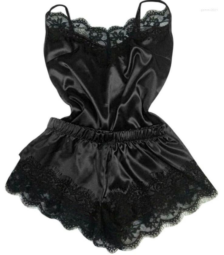 Work Dresses Women' Sleepwear Sexy Lace Satin Pajama Sets Nightwear Sleeveless Tops Shorts 2 Pcs Pyjama For Women Pijama, Claret
Work Dresses Women' Sleepwear Sexy Lace Satin Pajama Sets Nightwear Sleeveless Tops Shorts 2 Pcs Pyjama For Women Pijama, Claret