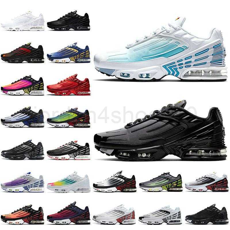 2021 tn plus 3 men women running shoes triple white Black Iridescent Parachute Pack mens womens trainers sports sneakers runners 40-46 2.5, Color#1
2021 tn plus 3 men women running shoes triple white Black Iridescent Parachute Pack mens womens trainers sports sneakers runners 40-46 2.5, Color#1