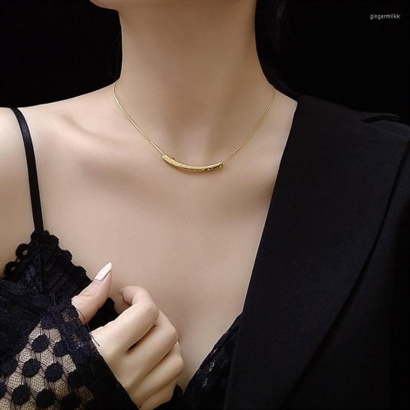 Chains Hip-hop Does Not Fade Smile Stainless Steel Necklace Femininity 18K Gold-plated Jewelry In Europe And America
Chains Hip-hop Does Not Fade Smile Stainless Steel Necklace Femininity 18K Gold-plated Jewelry In Europe And America