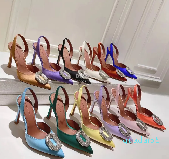 Dress Shoes Crystal-Embellished buckle stain Pumps shoe spool Heels sandals factory footwear women's Luxury Designers Evening Slingbacks, Sky blue 8.5 cm heel height
Dress Shoes Crystal-Embellished buckle stain Pumps shoe spool Heels sandals factory footwear women's Luxury Designers Evening Slingbacks, Sky blue 8.5 cm heel height
