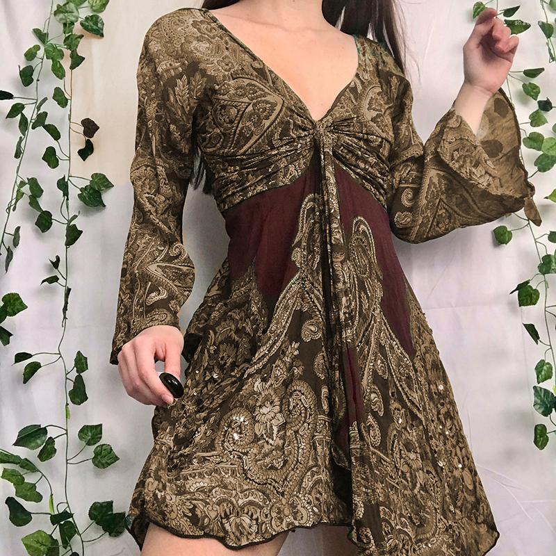 Skirts Women 90s Print Embroidery Lace Sexy Bodycon Dress Split Summer Mini Dresses Ladies Flared Long Sleeve Short, Brown
Skirts Women 90s Print Embroidery Lace Sexy Bodycon Dress Split Summer Mini Dresses Ladies Flared Long Sleeve Short, Brown