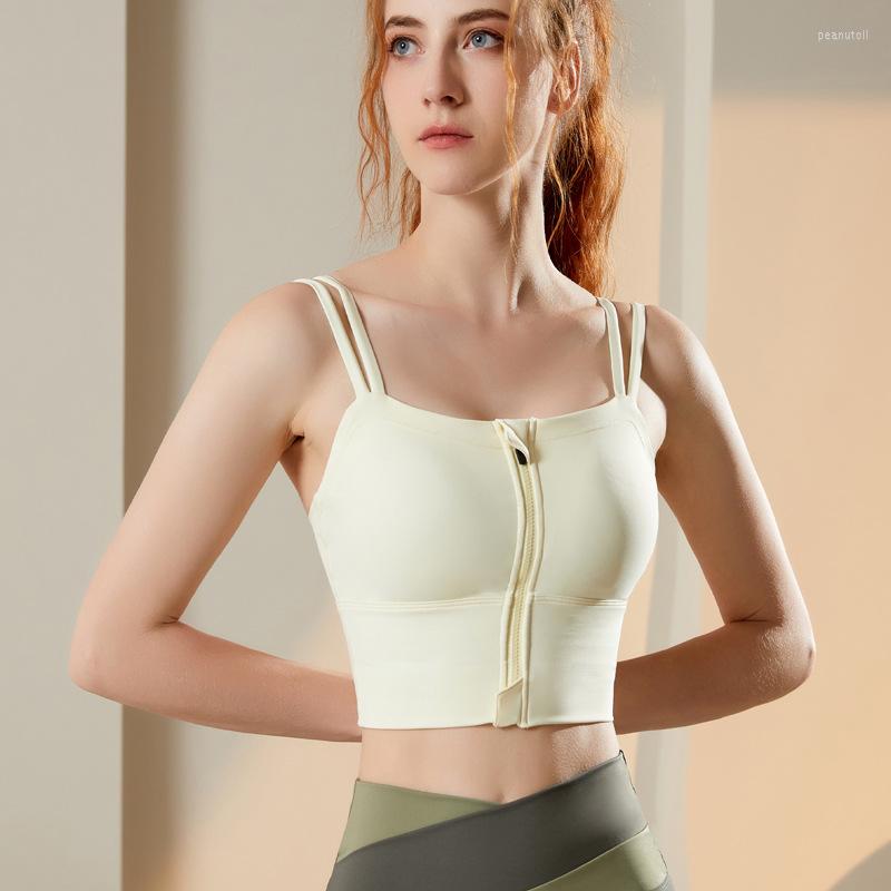 Bras Seamless High Stretch Sports Bra Breathable Front Zipper Top Women Fitness Shockproof Running Yoga Gym Lingerie Female Clothes, White
Bras Seamless High Stretch Sports Bra Breathable Front Zipper Top Women Fitness Shockproof Running Yoga Gym Lingerie Female Clothes, White