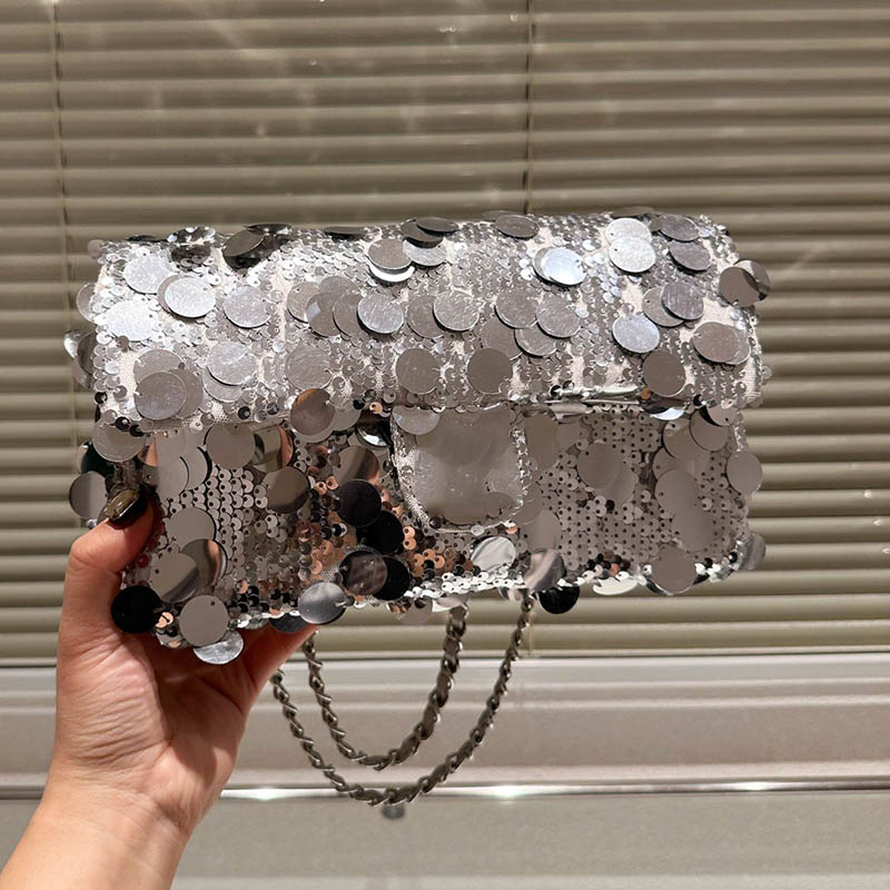 Vintage Sequin Women Luxury Shoulder Bag Classic Flap Crossbody Designer Bag Stitching Genuine Leather Trend Handbag Coin Purse Card Holder Sacoche Suitcases 25CM, Customize
Vintage Sequin Women Luxury Shoulder Bag Classic Flap Crossbody Designer Bag Stitching Genuine Leather Trend Handbag Coin Purse Card Holder Sacoche Suitcases 25CM, Customize