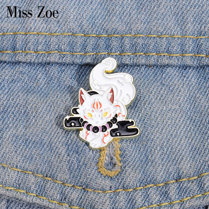 Inugami Enamel Pins Custom Japan Style Brooches Lapel Badges Legendary Animal Jewelry Gift for Kids Friends
Inugami Enamel Pins Custom Japan Style Brooches Lapel Badges Legendary Animal Jewelry Gift for Kids Friends