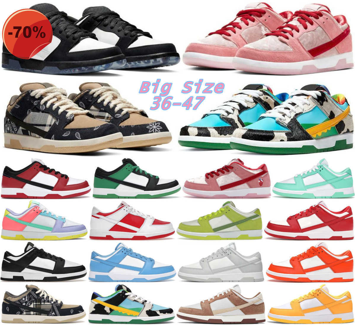Sandals With Box Designer shoes for men women flat sneakers sb low Panda White Black Grey Fog UNC Syracuse Green Glow Chlorophyll Triple Pink StrangeLove GAI mens casu, 25
Sandals With Box Designer shoes for men women flat sneakers sb low Panda White Black Grey Fog UNC Syracuse Green Glow Chlorophyll Triple Pink StrangeLove GAI mens casu, 25