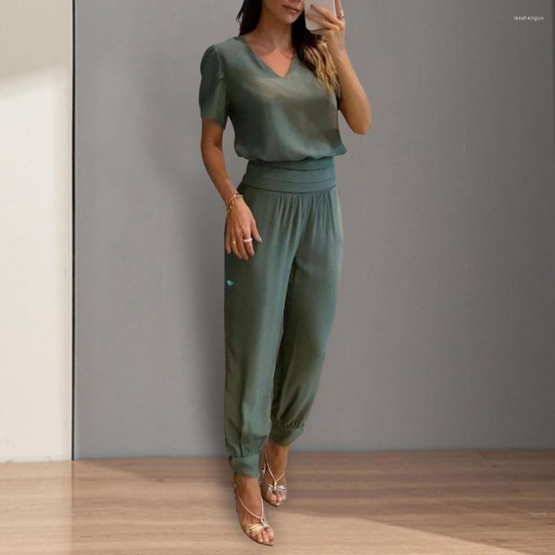 Women' Two Piece Pants 2Pcs/Set Summer Outfit Short Sleeve Soft Cool Women Casual T-shirt Elastic Harem Set Lady Streetwear, Black
Women' Two Piece Pants 2Pcs/Set Summer Outfit Short Sleeve Soft Cool Women Casual T-shirt Elastic Harem Set Lady Streetwear, Black