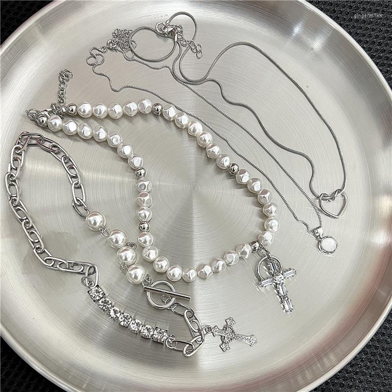 Chains Kpop Vintage Harajuku Goth Metal Pearl Heart Neck Choker Grunge Necklaces For Women Egirl Aesthetic Accessories Jewelry
Chains Kpop Vintage Harajuku Goth Metal Pearl Heart Neck Choker Grunge Necklaces For Women Egirl Aesthetic Accessories Jewelry