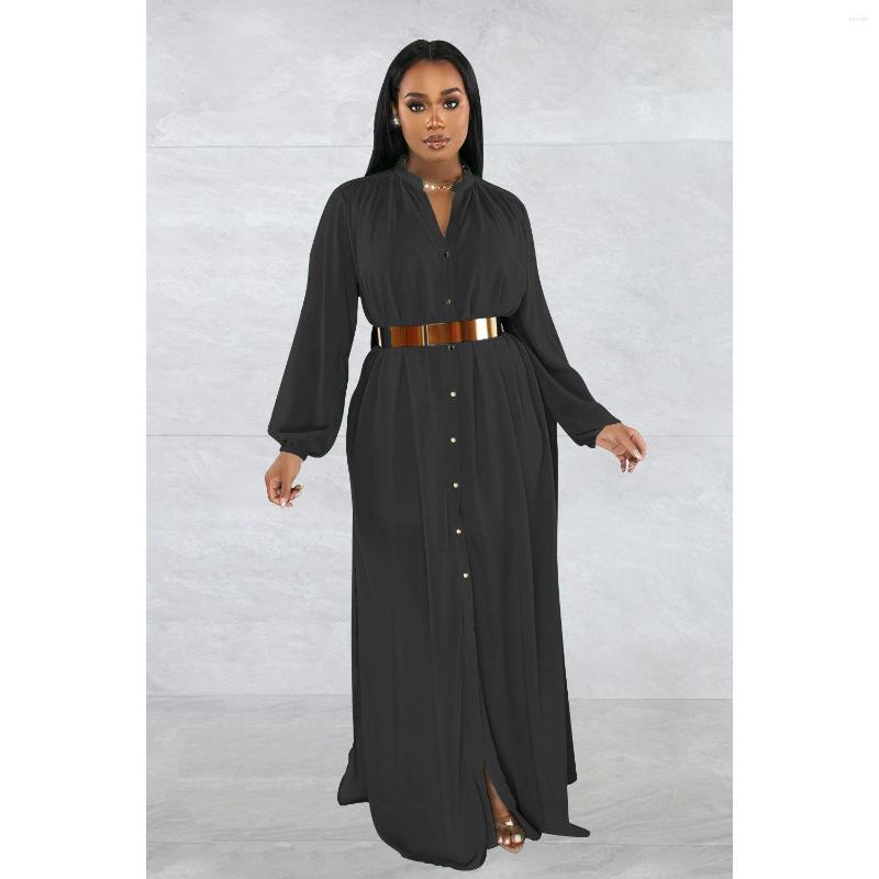 Casual Dresses CINESSD Fashion Women's Wear Solid Color Belt V-neck Long Sleeve Dress Floor Length, Orange
Casual Dresses CINESSD Fashion Women's Wear Solid Color Belt V-neck Long Sleeve Dress Floor Length, Orange