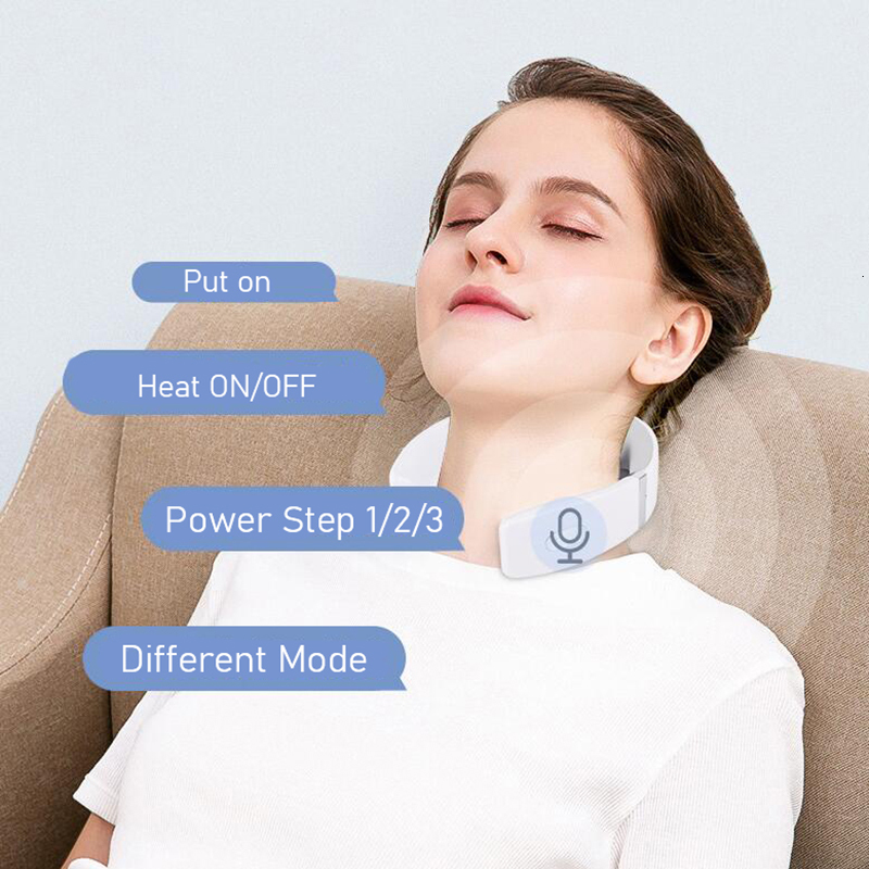Other Massage Items Smart Neck Shoulder EMS Muscle Massager Trainer Relaxation Electric Pain Relief ToolCervical Vertebra Physiotherapy 230508