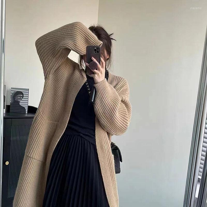 Women's Knits Women's Cardigans Casual Loose Knitwear Long Sleeve Female Fashion Temperament Korean Winter Medium Outerwear, Black
Women's Knits Women's Cardigans Casual Loose Knitwear Long Sleeve Female Fashion Temperament Korean Winter Medium Outerwear, Black