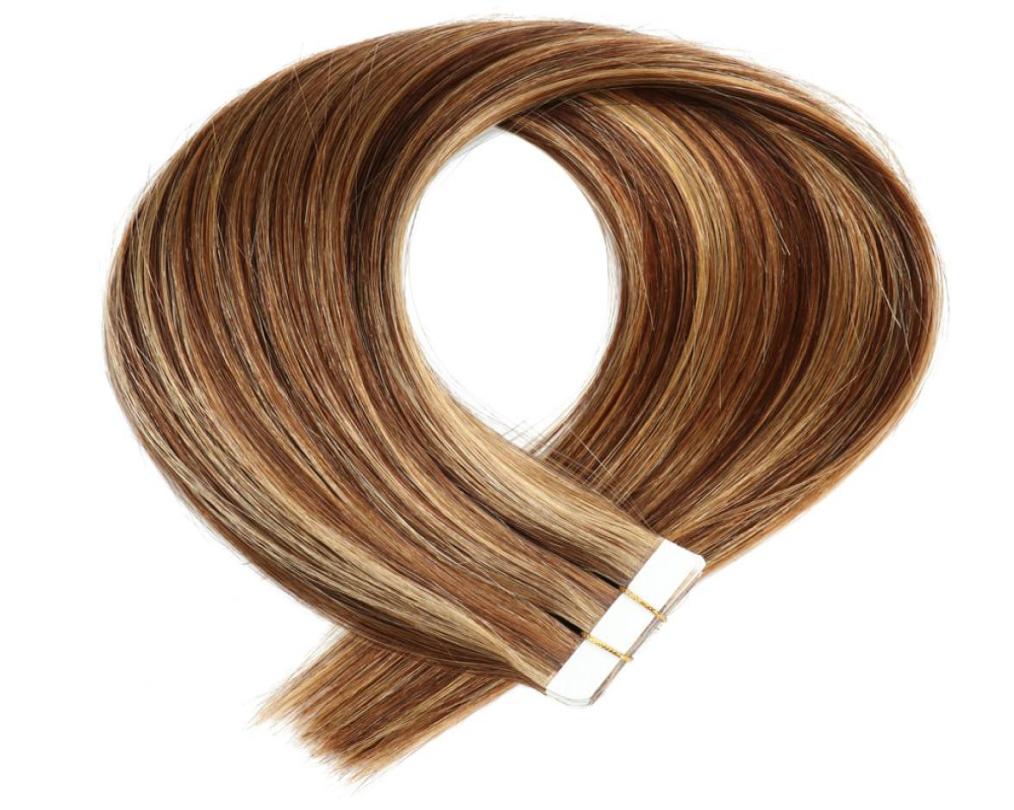 P427 Medium BrownHoney Blonde Cuticle Intact Remy Human Hair Tape In Extensions9244046, Ombre color
P427 Medium BrownHoney Blonde Cuticle Intact Remy Human Hair Tape In Extensions9244046, Ombre color