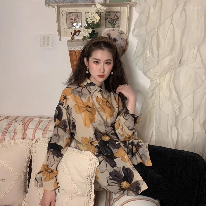 Women' Blouses Unique Floral Print Vintage Chiffon Shirt Fashion Spring Autumn Long Sleeve Top Loose 2023 Fine Elegant For Women
Women' Blouses Unique Floral Print Vintage Chiffon Shirt Fashion Spring Autumn Long Sleeve Top Loose 2023 Fine Elegant For Women