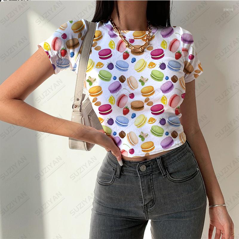 Women's T Shirts 2023 Women's Summer Fashion Short Top 3D Print Macaron Animal Sleeve T-shirt Round Neck Sexy Casual, Pmm1208aax
Women's T Shirts 2023 Women's Summer Fashion Short Top 3D Print Macaron Animal Sleeve T-shirt Round Neck Sexy Casual, Pmm1208aax