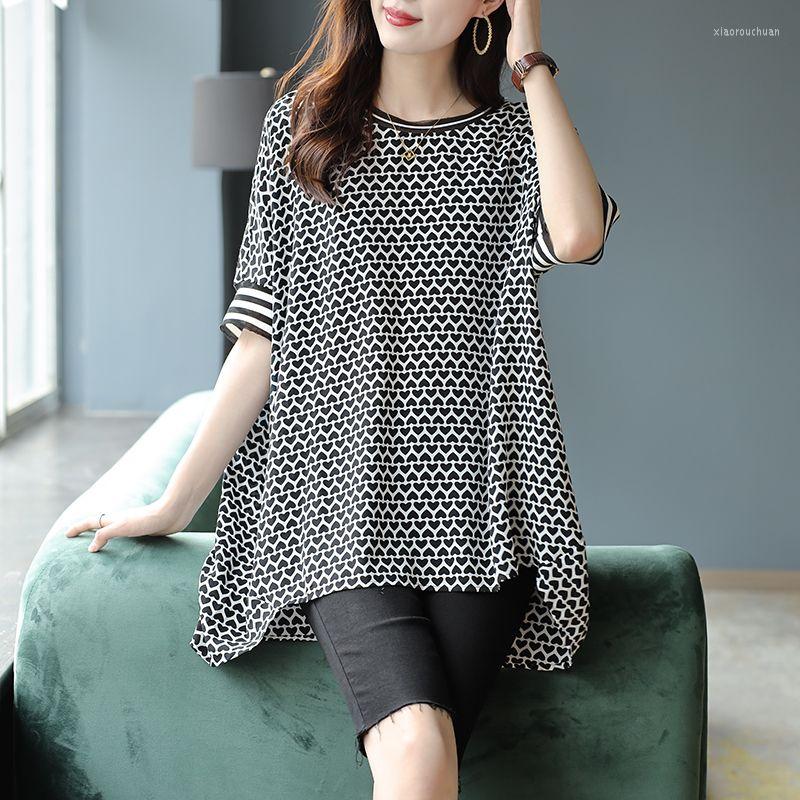 Women's Blouses Fashion Printed Loose Asymmetrical Blouse Women Clothing 2023 Spring Oversized Casual Pullovers Half Sleeve Irregular Shirt, Black
Women's Blouses Fashion Printed Loose Asymmetrical Blouse Women Clothing 2023 Spring Oversized Casual Pullovers Half Sleeve Irregular Shirt, Black