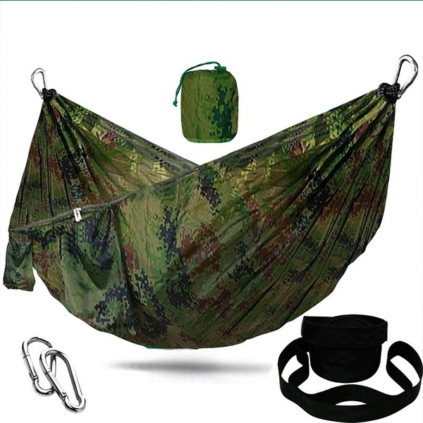 Camping hammock-outdoor backpack survival or traveler s favorite high quality equipment-portable lightweight parachute nylon, many styles to