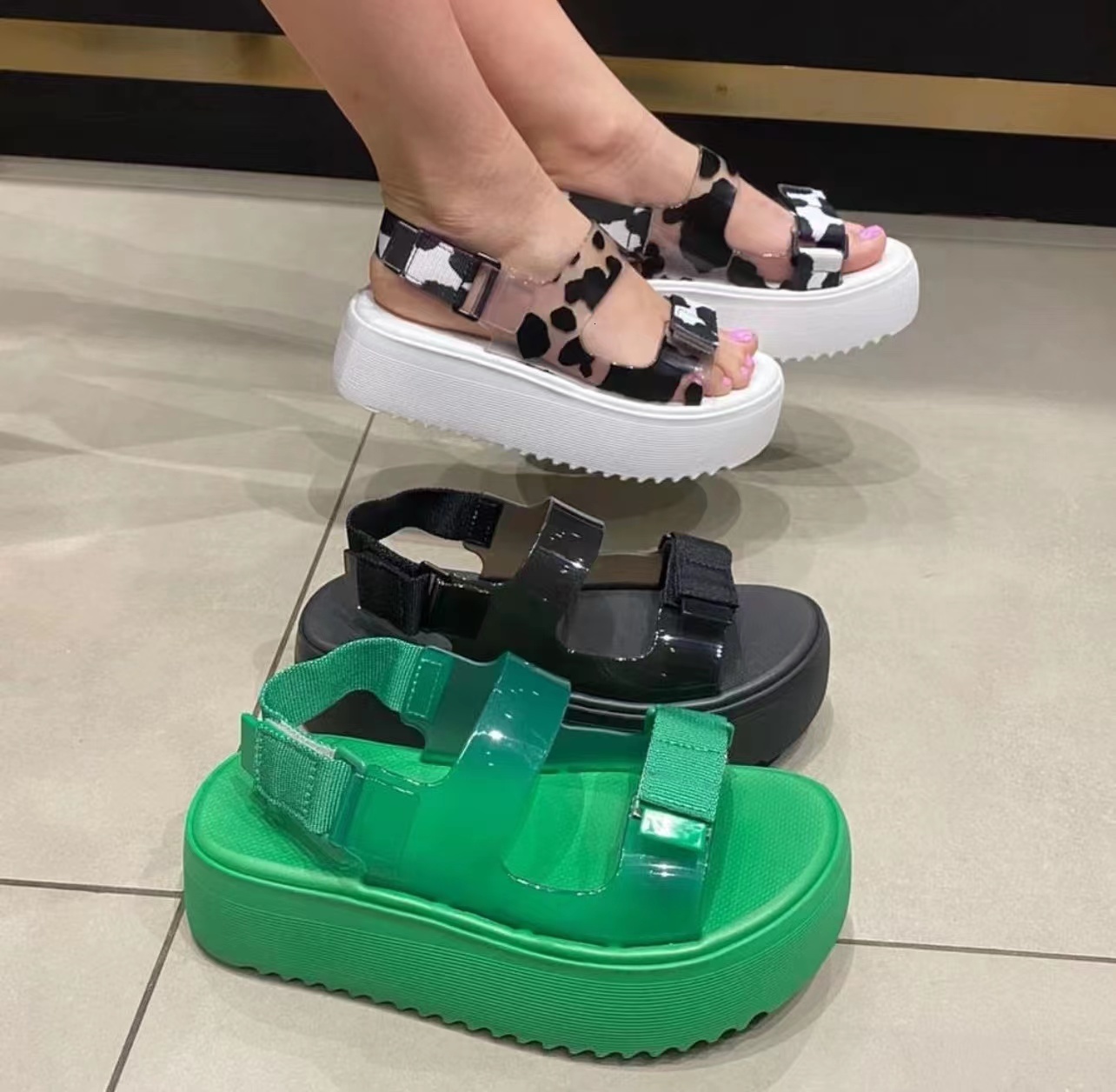 Height Increasing Shoes 2023 Melissa Women's Muffin Fashion Ladies Thick Soled Casual Print Sandals Adult Beach Female MN073 230508, White
Height Increasing Shoes 2023 Melissa Women's Muffin Fashion Ladies Thick Soled Casual Print Sandals Adult Beach Female MN073 230508, White