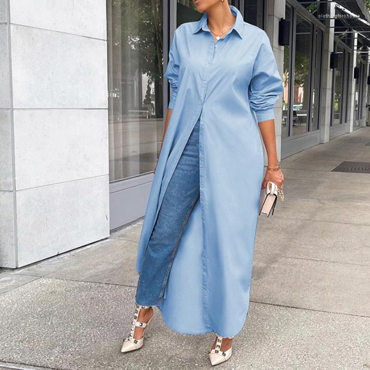 Casual Dresses Fashion 2023 Spring Amd Summer Selling Women' Wear Solid Color Long Sleeved Coat
Casual Dresses Fashion 2023 Spring Amd Summer Selling Women' Wear Solid Color Long Sleeved Coat