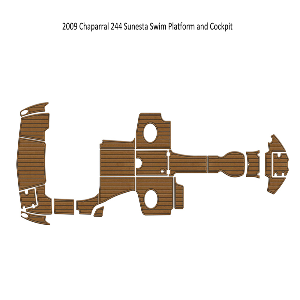 2009 Chaparral 244 Sunesta Swim Platform Cockpit Boat EVA Foam Teak Floor Pad 
2009 Chaparral 244 Sunesta Swim Platform Cockpit Boat EVA Foam Teak Floor Pad