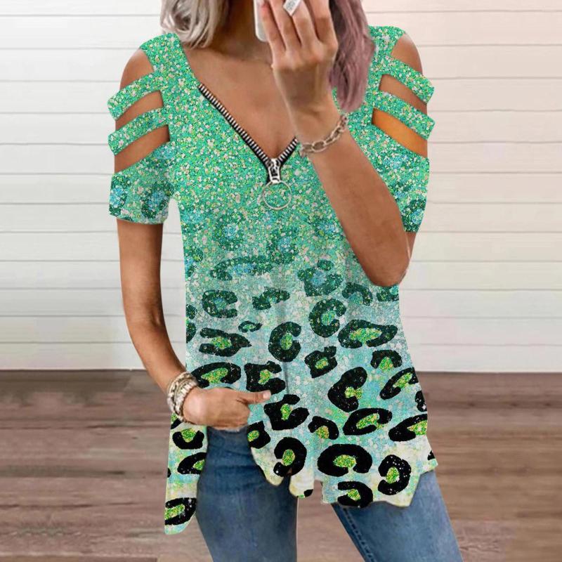 Women's Blouses Casual Ladies Shirt Summer Cold Shoulder Leopard Print Zipper V-Neck Loose Tops Spring Sexy Women Blouse 2023 Clothes, Hot pink
Women's Blouses Casual Ladies Shirt Summer Cold Shoulder Leopard Print Zipper V-Neck Loose Tops Spring Sexy Women Blouse 2023 Clothes, Hot pink