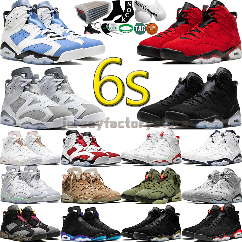 With Box 6 Basketball Shoes Men Women 6s Toro Bravo Cool Grey Chrome DMP UNC Olive Infrared Red Oreo Aqua Carmine British Khaki Mens Womens Trainers Sports Sneakers, Color-15
With Box 6 Basketball Shoes Men Women 6s Toro Bravo Cool Grey Chrome DMP UNC Olive Infrared Red Oreo Aqua Carmine British Khaki Mens Womens Trainers Sports Sneakers, Color-15