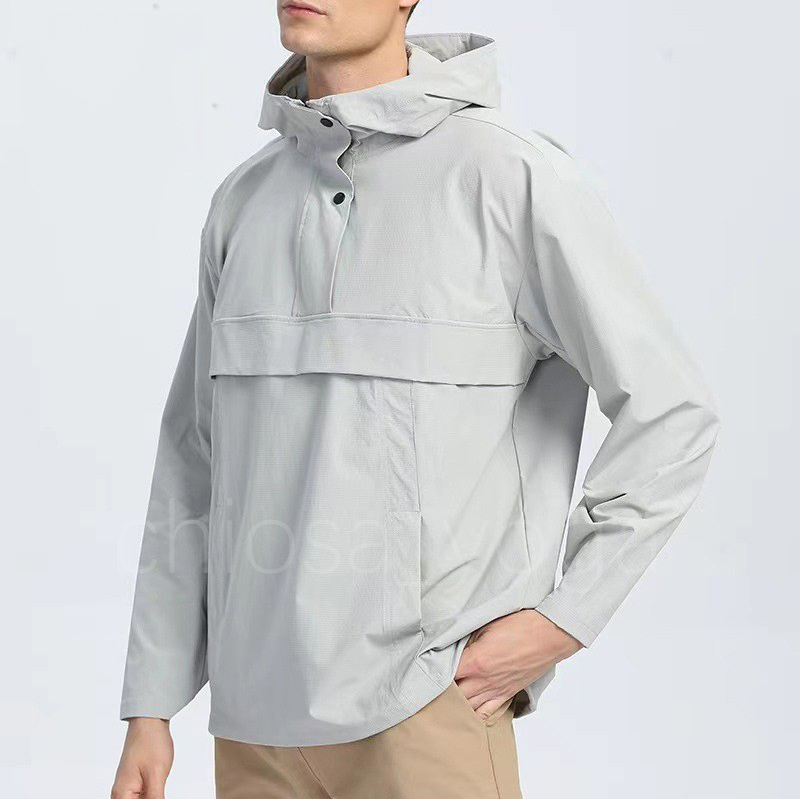 High Quality Stretchy Windproof Waterproof Outdoor Sports Running Jacket Jacket Lulu Men Lightweight Pullover Hoodie Drawstring Long Sleeve Hoody Sweatshirt, Black
High Quality Stretchy Windproof Waterproof Outdoor Sports Running Jacket Jacket Lulu Men Lightweight Pullover Hoodie Drawstring Long Sleeve Hoody Sweatshirt, Black