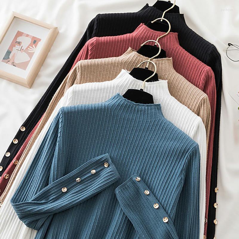 Women's Sweaters 2023 Button Sweater Women Pullover Basic Slim Knit Pullovers Female Jumpers Autumn Winter Korean Style Pull Femme Hiver, Black
Women's Sweaters 2023 Button Sweater Women Pullover Basic Slim Knit Pullovers Female Jumpers Autumn Winter Korean Style Pull Femme Hiver, Black
