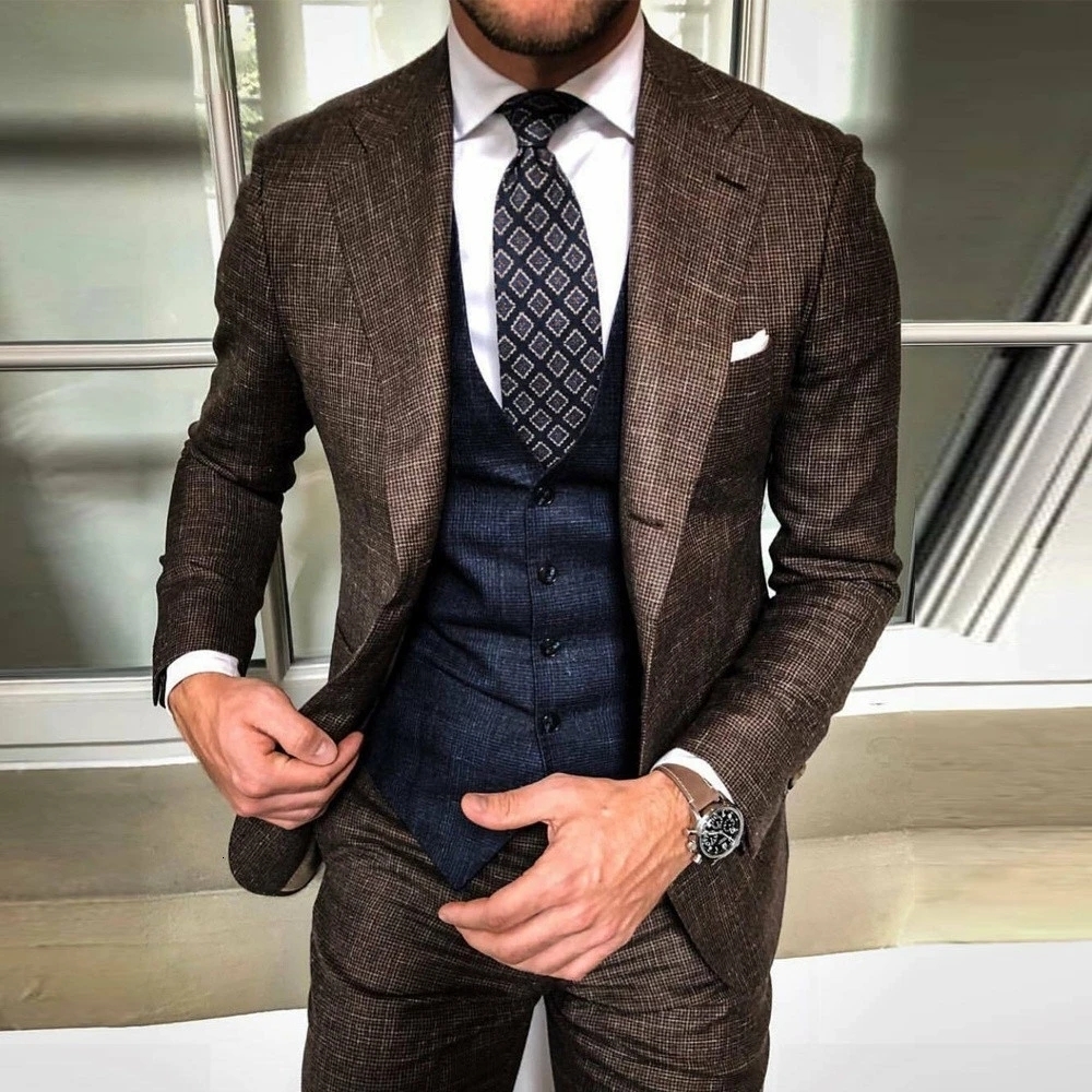 Men's Suits Blazers Tailore-Made Business Men's Suits Brown Blazer Sets Formal Office Work 3 Pieces Prom Party Groom Man Wedding Tuxedo Plus Size 230509, Multi
Men's Suits Blazers Tailore-Made Business Men's Suits Brown Blazer Sets Formal Office Work 3 Pieces Prom Party Groom Man Wedding Tuxedo Plus Size 230509, Multi