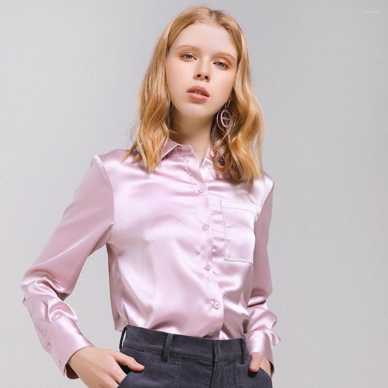 Women' Blouses Women' Shirt 2023 Spring Satin Slim Single Breasted Office Lady Blouse Glossy Solid Color Leisure Female Fashion Tops, 01
Women' Blouses Women' Shirt 2023 Spring Satin Slim Single Breasted Office Lady Blouse Glossy Solid Color Leisure Female Fashion Tops, 01