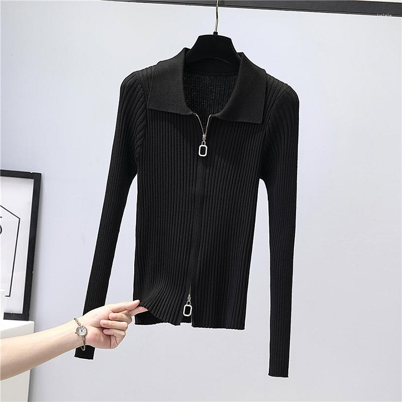 Women's Knits Zipper Cardigan Women Sweater Long Sleeve Top 2023 Autumn Winter Korean Fashion Clothes Female White Knitted Sweaters Pull, Black
Women's Knits Zipper Cardigan Women Sweater Long Sleeve Top 2023 Autumn Winter Korean Fashion Clothes Female White Knitted Sweaters Pull, Black