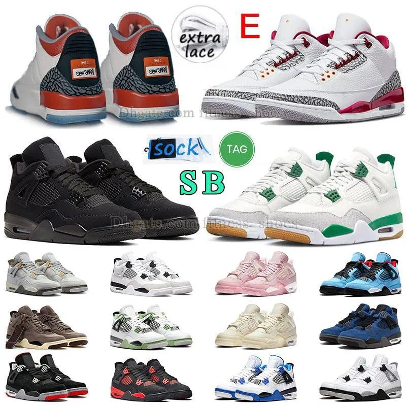 Jorde 4s Sb Pine Green 3s Basketball Shoes Designer Mens Sneakers J Jumpman 4 Retro Military Black Cat Fire Red White Cement 3 Eminem X Slim, A29 36-47 black cement
Jorde 4s Sb Pine Green 3s Basketball Shoes Designer Mens Sneakers J Jumpman 4 Retro Military Black Cat Fire Red White Cement 3 Eminem X Slim, A29 36-47 black cement