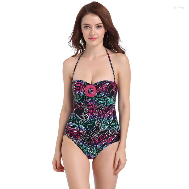 Women's Swimwear Arrival Large Size Floral One-Piece Swimsuit Spa Bathing Suit For Women Strappy Slim Padded Push Up Beachwear
Women's Swimwear Arrival Large Size Floral One-Piece Swimsuit Spa Bathing Suit For Women Strappy Slim Padded Push Up Beachwear