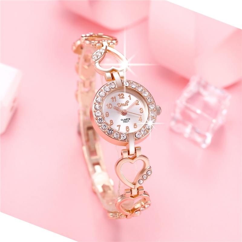 Wristwatches Women Temperament Diamond Studded Peach Heart Bracelet Quartz Watch BraceletWristwatches, Silver
Wristwatches Women Temperament Diamond Studded Peach Heart Bracelet Quartz Watch BraceletWristwatches, Silver
