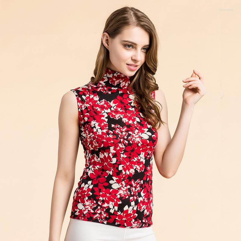 Women's Sweaters Autumn And Winter Silk Wool Sleeveless High Neck Bottom Coat Women's Printed Pullover Knitted T-shirt Top 1083
Women's Sweaters Autumn And Winter Silk Wool Sleeveless High Neck Bottom Coat Women's Printed Pullover Knitted T-shirt Top 1083