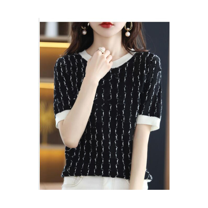 Designers High Fashion Womens T Shirts Knits Short Sleeve Sweater Letter Jacquard G Comfortable Thin Quality Design Women t shirt top asian Pink Blue Brown GG Size S-XL, Red
Designers High Fashion Womens T Shirts Knits Short Sleeve Sweater Letter Jacquard G Comfortable Thin Quality Design Women t shirt top asian Pink Blue Brown GG Size S-XL, Red