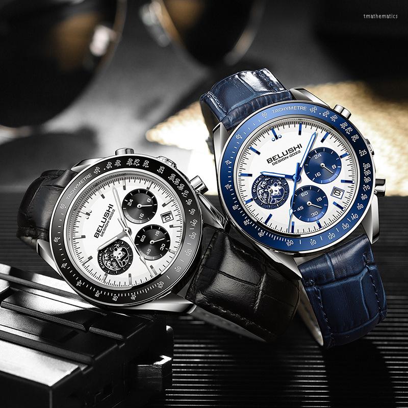 Wristwatches BELUSHI Trendy Panda Famous Watch Plate Genuine Leather Strap Luminous Waterproof Student Men's Quartz Watches, B 9247 silver case w
Wristwatches BELUSHI Trendy Panda Famous Watch Plate Genuine Leather Strap Luminous Waterproof Student Men's Quartz Watches, B 9247 silver case w