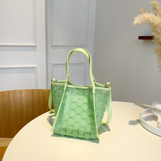 Top New Bucket Bag Large Capacity Women's Bag Jelly Vegetable Basket Handbag Shoulder Bags, 18*19*18cm
Top New Bucket Bag Large Capacity Women's Bag Jelly Vegetable Basket Handbag Shoulder Bags, 18*19*18cm