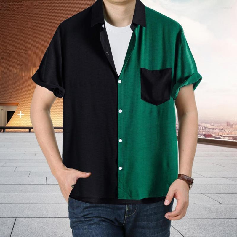 Men' Casual Shirts Stylish Male Top Skin-Touching Single Breasted Pocket Summer Turn-down Collar Trendy Daily Shirt, Black
Men' Casual Shirts Stylish Male Top Skin-Touching Single Breasted Pocket Summer Turn-down Collar Trendy Daily Shirt, Black
